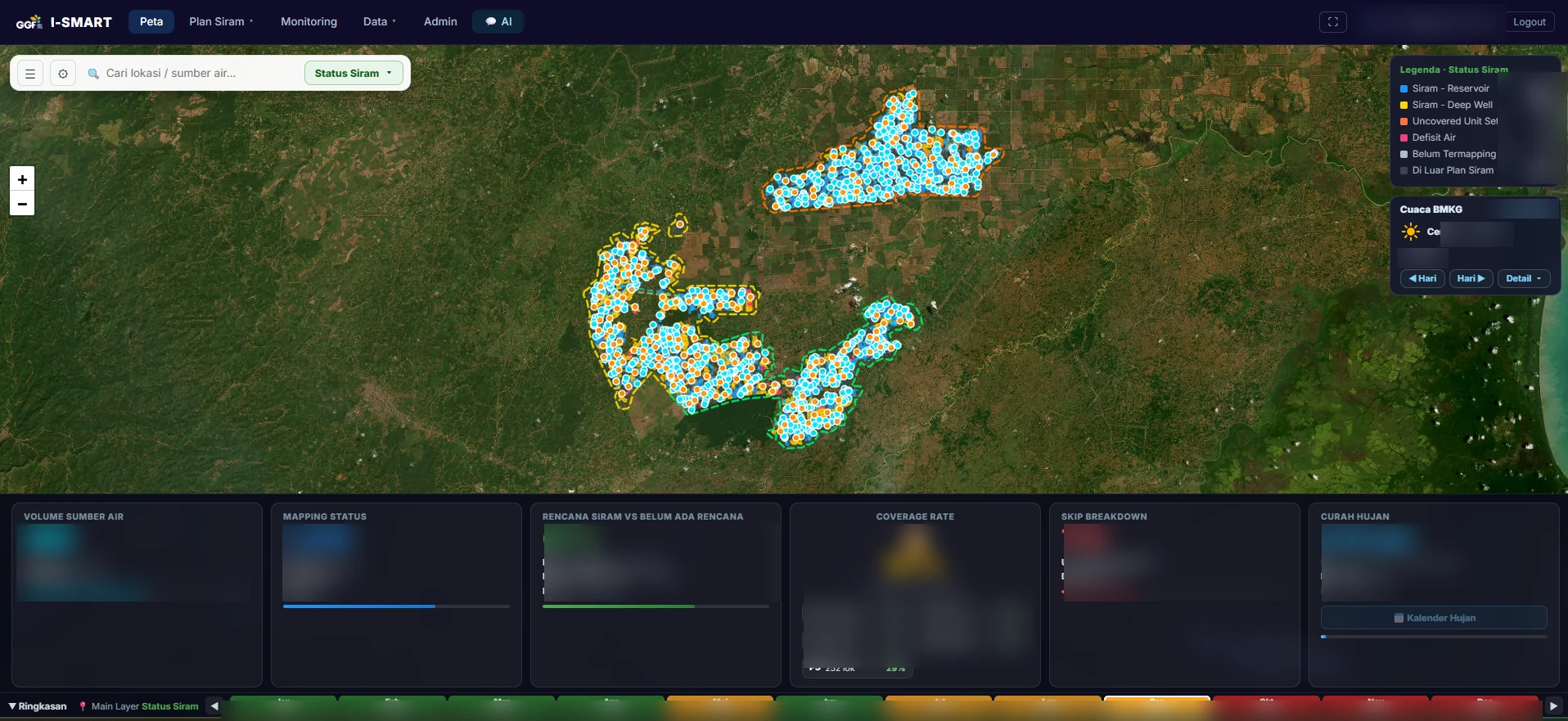 I-Smart Water Management application screenshot